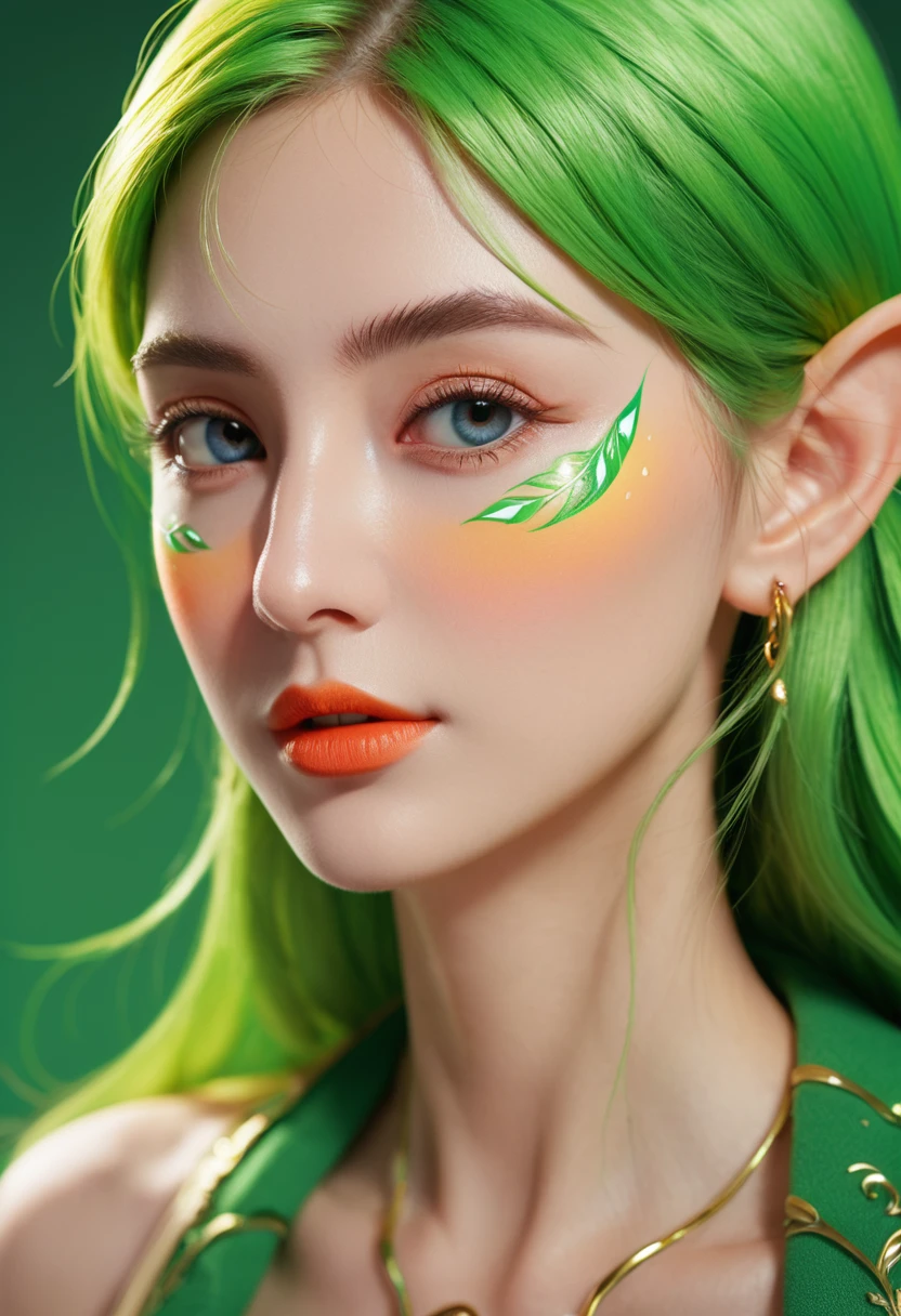 (((masterpiece))), best quality, A collection of ultra-detailed gouache-style portraits of beautiful female elves, Smooth Shadows, Hyper realistic texture, 8K, best quality, Realistic cartoon characters, stylized illustration, Smooth Shadows, Correct anatomy, Chromatic Aberration, Neon highlights, Global warming lights, Dynamic poses, Expressive facial expressions