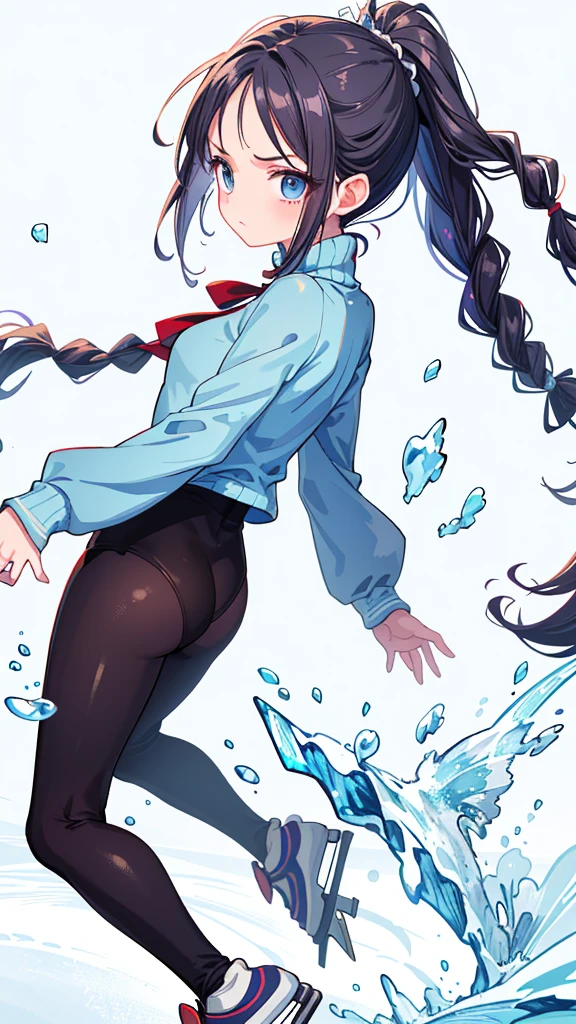 Highest quality、High resolution、Detailed Background、(Beautiful face in every detail:1.4)、Anatomically correct、(Detailed facial expressions)、(fine grain:1.2), (shoot from side:1.5), age Beauty、Cute hair color、Braided Ponytail、Braided bob cut、Braided twin tails、Lower grade primary school students, Speed skater, Beautiful forward leaning form, (one piece、turtleneck、No sleeve:1.5、Full Body Tights、Old-fashioned, plain skates)、Perfect body line、 (Desperately slipping away on the ice:1.5、Sprinting:1.5)、(I have tears in my eyes:1.5、Screaming and looking like she's about to cry)、Extreme Speed、in the forest、lake、Flowing Scenery
