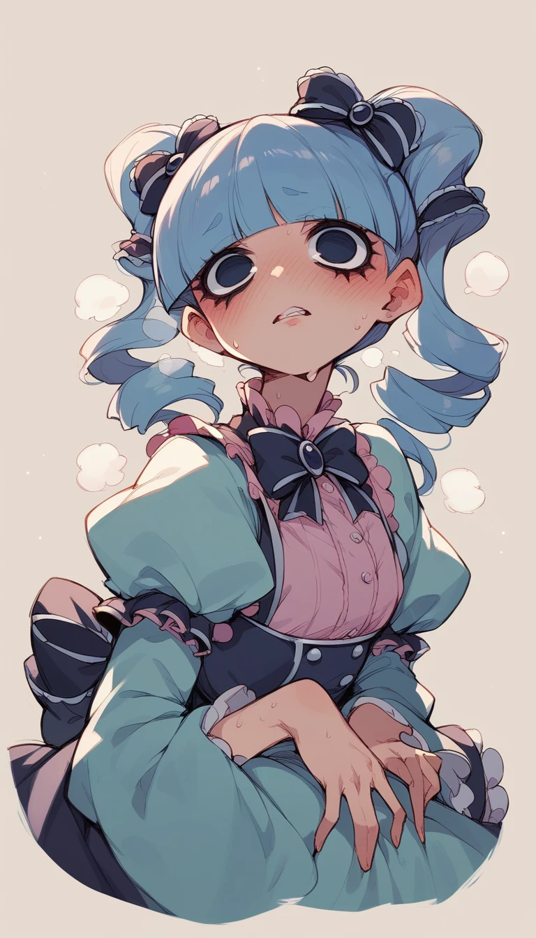 nsfw,1 person,Sweat,White Breath,solo,Perona,In town