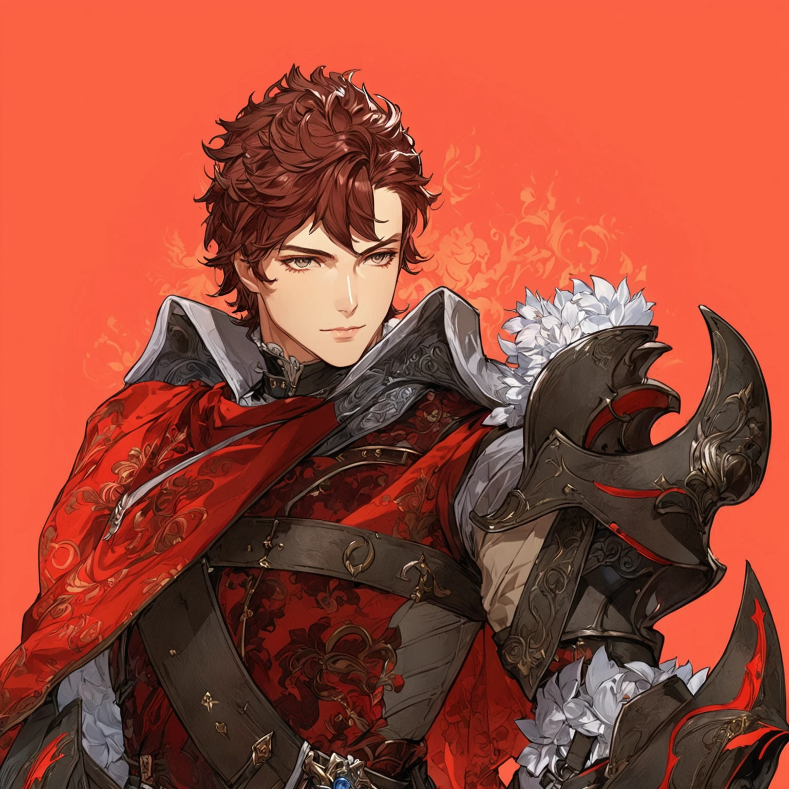 masterpiece, best quality, good quality, Fantasy aesthetics, Highly detailed, shadowverse style, male