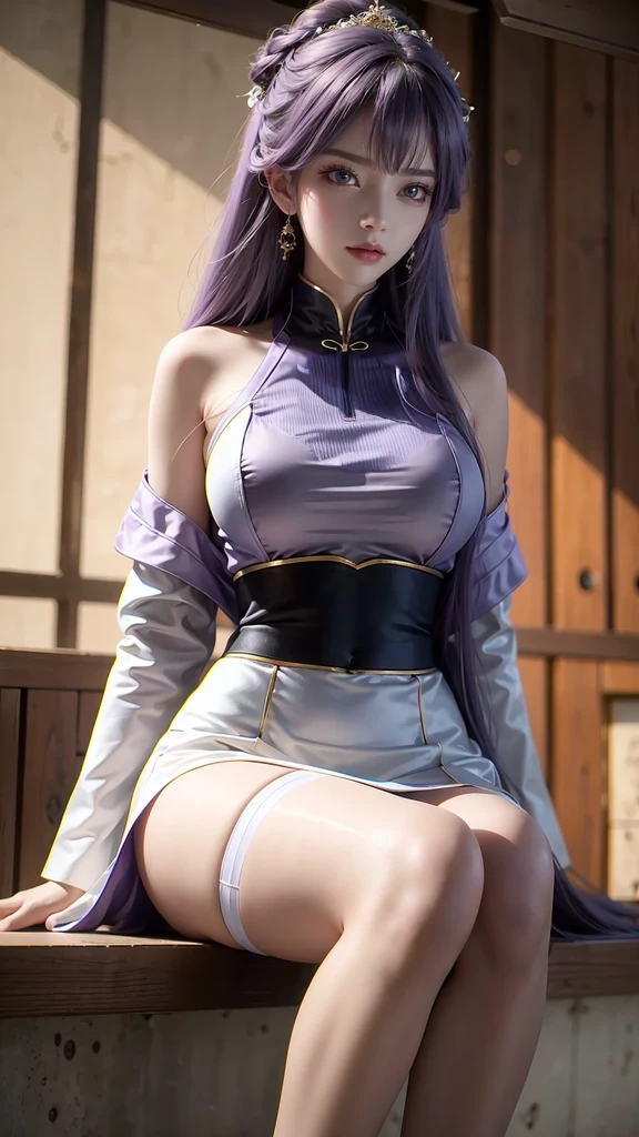 Purple clothes,Full body clothing