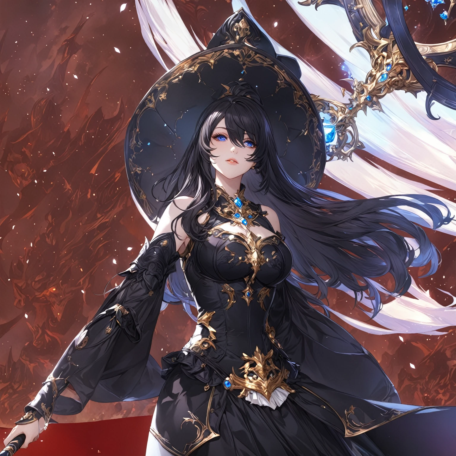 masterpiece, best quality, good quality, Fantasy aesthetics, Highly detailed, shadowverse style, female