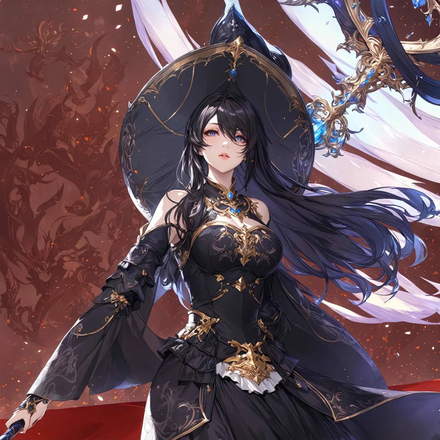 masterpiece, best quality, good quality, Fantasy aesthetics, Highly detailed, shadowverse style, female
