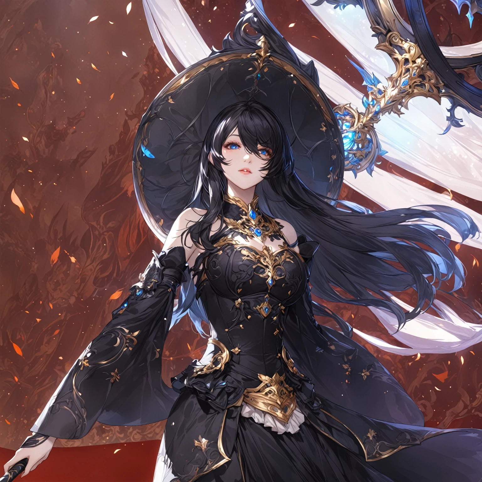 masterpiece, best quality, good quality, Fantasy aesthetics, Highly detailed, shadowverse style, female