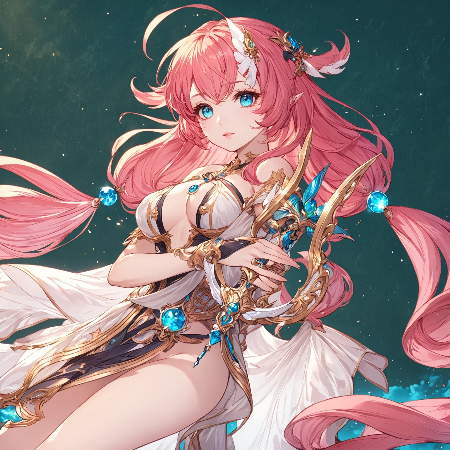 masterpiece, best quality, good quality, Fantasy aesthetics, Highly detailed, shadowverse style, female