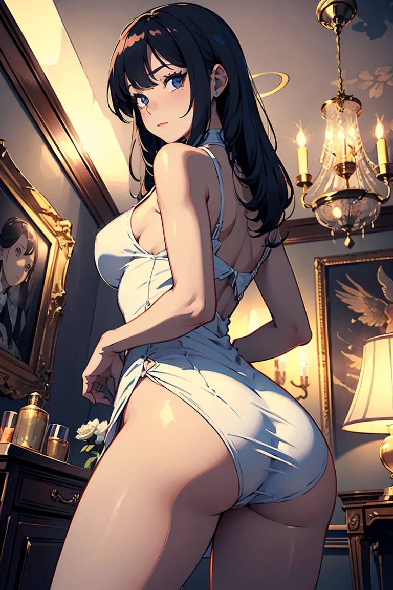 femele,1 persons,Princess
(​master piece:1.4),(hyper quality:1.2),(Hyper Detailed:1.4),(Perfect drawing),NFSW,3D,16 K,((clearface)),(Hi-Res),(She wears a beautiful dress that only a person with a pure heart can see),round and big buttocks,Butt sticking out pose,focus on the ass,shapely butt,nice background,mansion,palatial palace,borgar,((beatiful backgrounds)),(((Detailed drawing))),Perfect Beautiful Girl,Perfect Photo