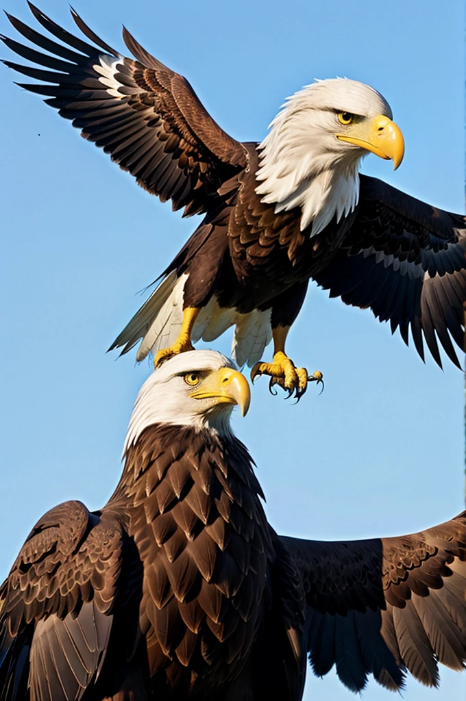 Angry eagle