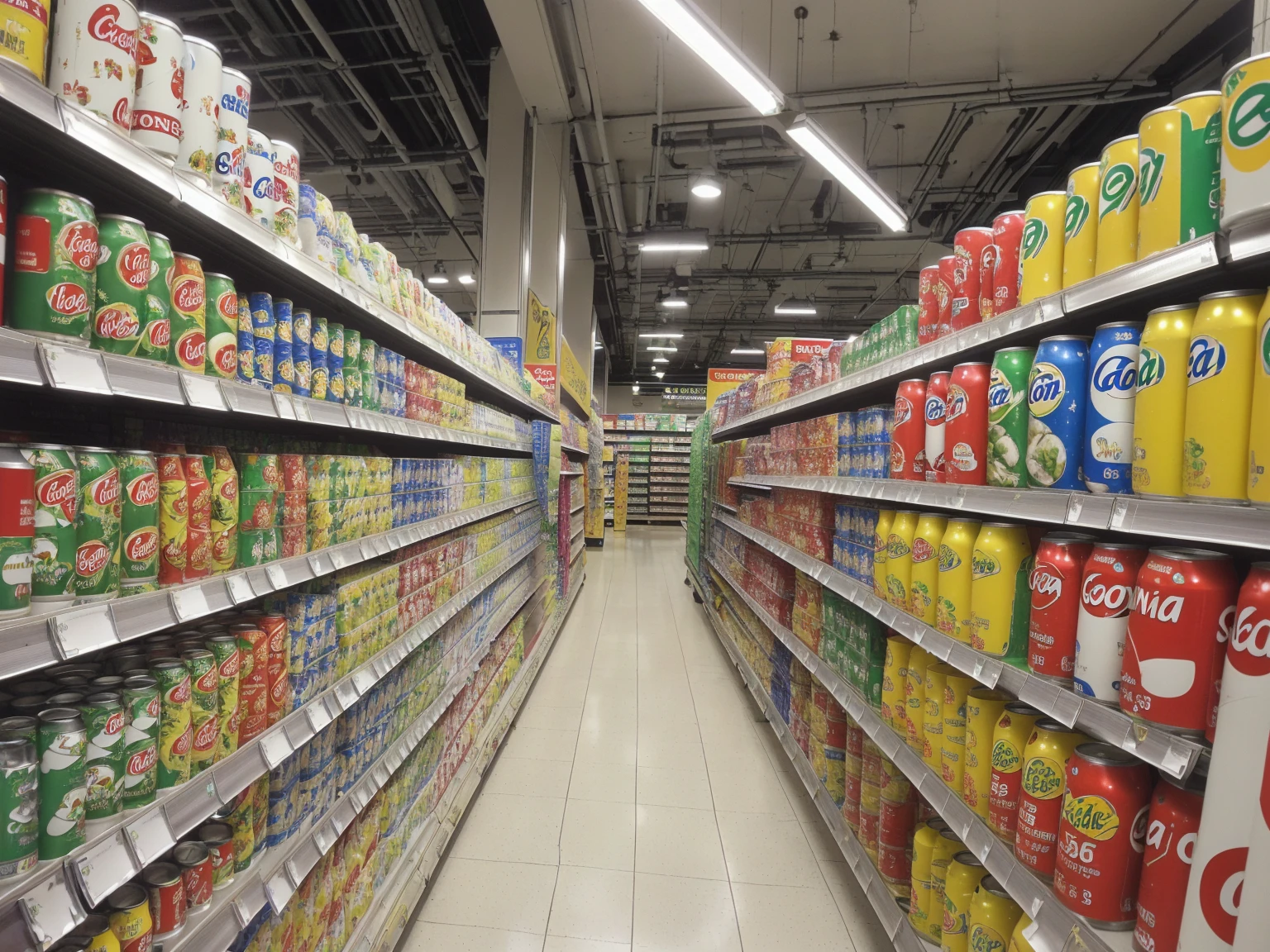There are many cans of soda on the store shelves, In the supermarket, stacking supermarket shelves, Shot with Sony a7r camera, Shot with Nikon D3200, Shopping groceries, 9 ball.8mm wide angle lens, Shot with Canon 20mm lens, Shot with Sony Alpha 1 camera, Shot with Sony Alpha 9