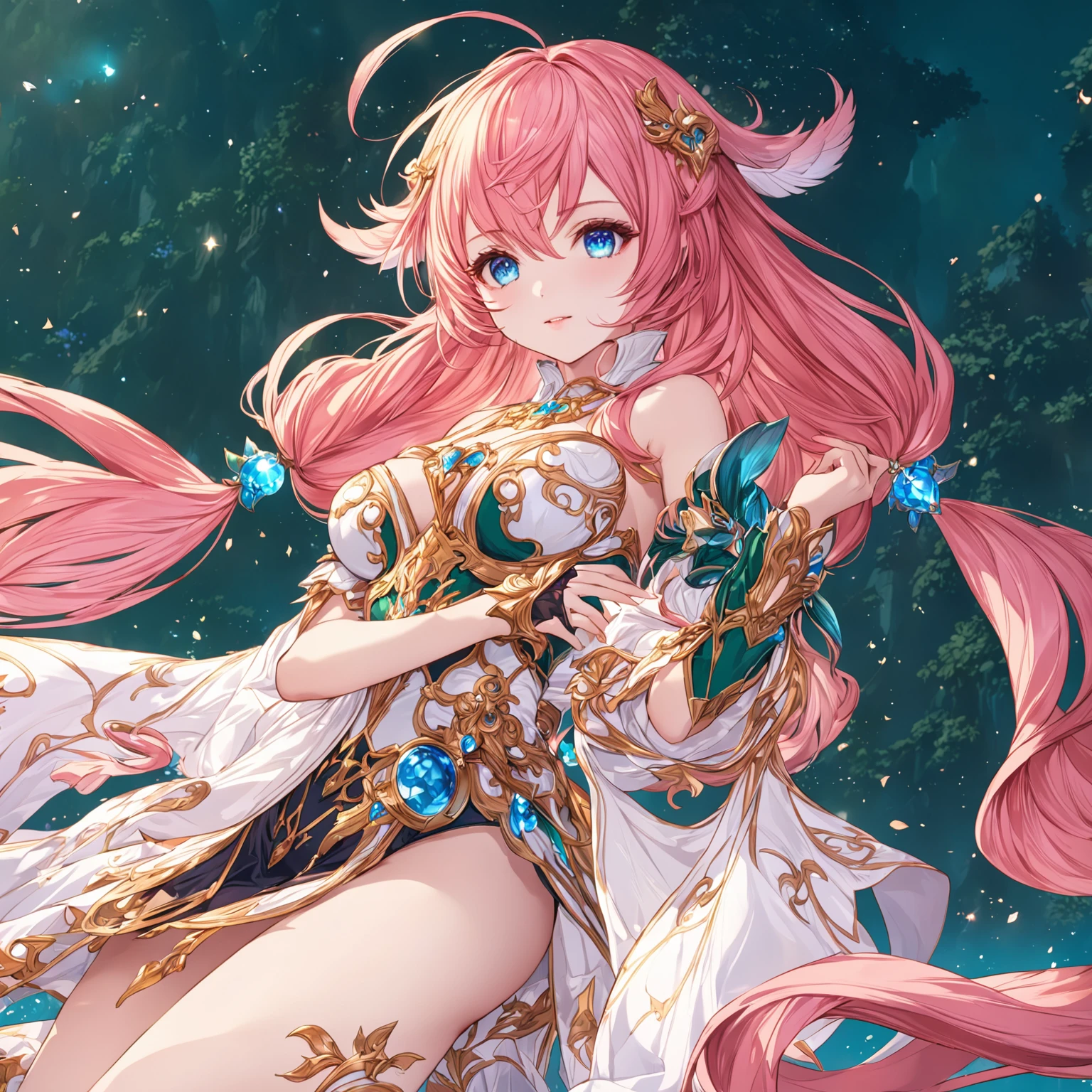 masterpiece, best quality, good quality, Fantasy aesthetics, Highly detailed, shadowverse style, female