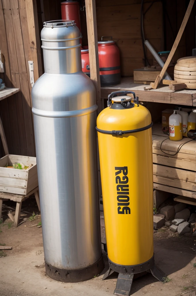 Fun gas cylinder 