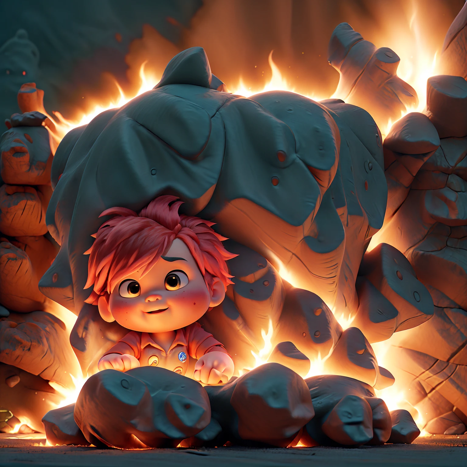 Sure, here’s an enhanced version of the prompt:
---
"Create an ultra-detailed and dynamic chibi-style illustration of a fierce character with wild, spiky, and flaming pink hair. The character should have large, intense glowing pink eyes filled with determination. They are crouched in a powerful, action-ready stance, with one fist glowing and enveloped in dark, swirling flames. The background should be dark, with intense fiery elements that enhance the dramatic and intense atmosphere. The character's outfit should be a sleek, dark ensemble with red accents, complete with stylish sneakers, emphasizing their readiness for battle. The overall scene should exude energy, power, and a sense of imminent action."
---
This version adds more detail and descriptive elements to help guide the AI in creating a vivid and dynamic illustrator