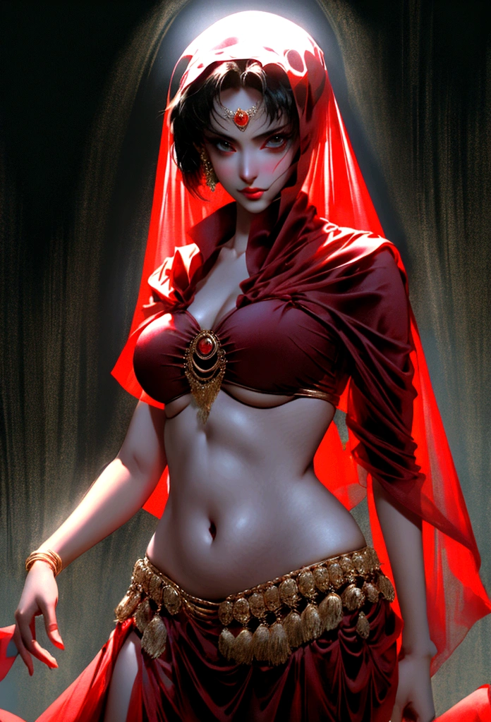 Ada wong belly dance veils