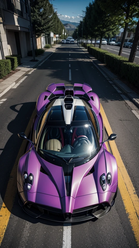 Pagani huayra purple