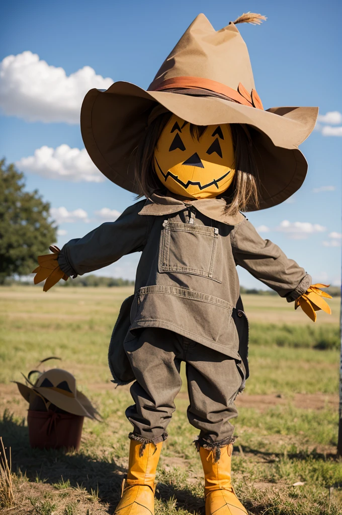 cartoon scarecrow