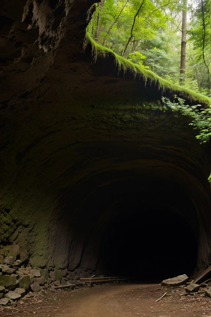 Alone home forest cave