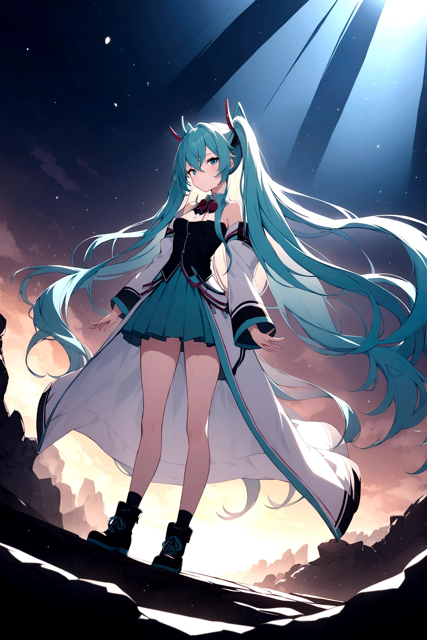 miku (w/ very long hair)