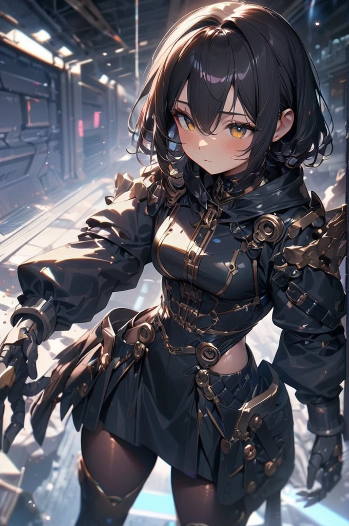 ((Best quality)), ((masterpiece)), (detailed), The robot girl