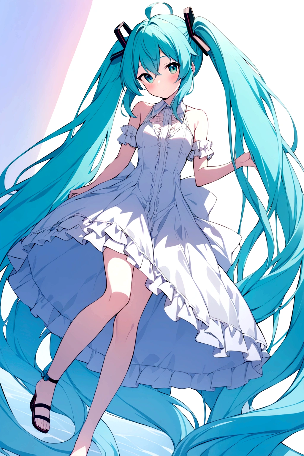 Hatsune miku (w/ very long hair)