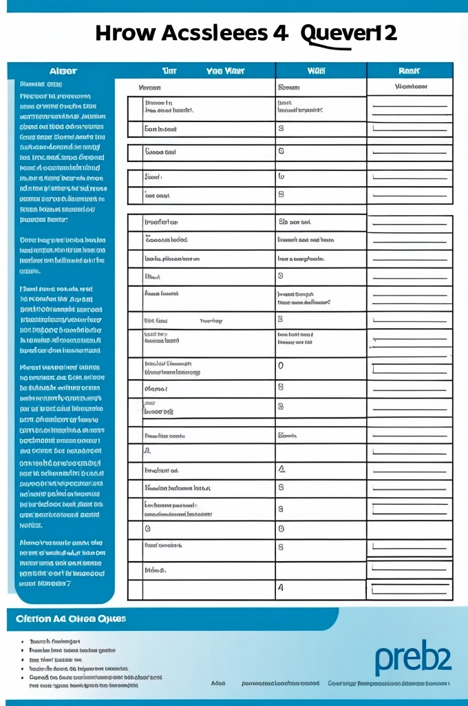 Answer sheet multiple choice abcd 124 question