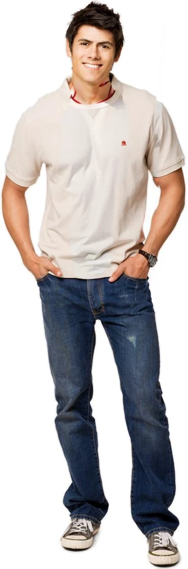 Change the color of the entire shirt to red. Remove your pants and put on shorts.