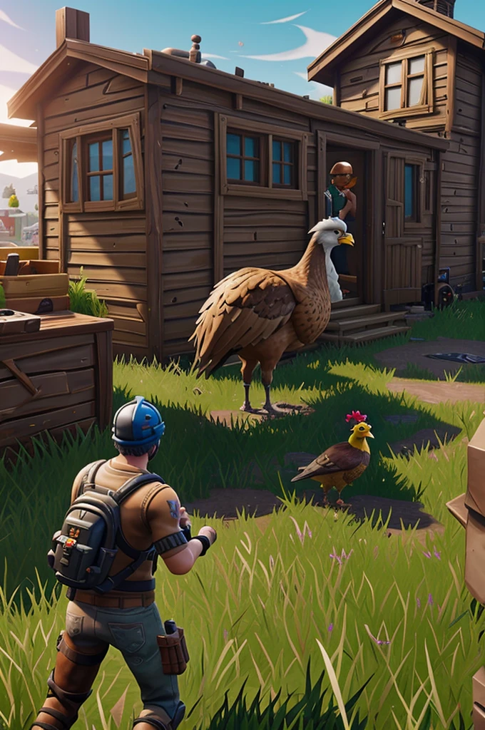 An image showing fortnite turkeys