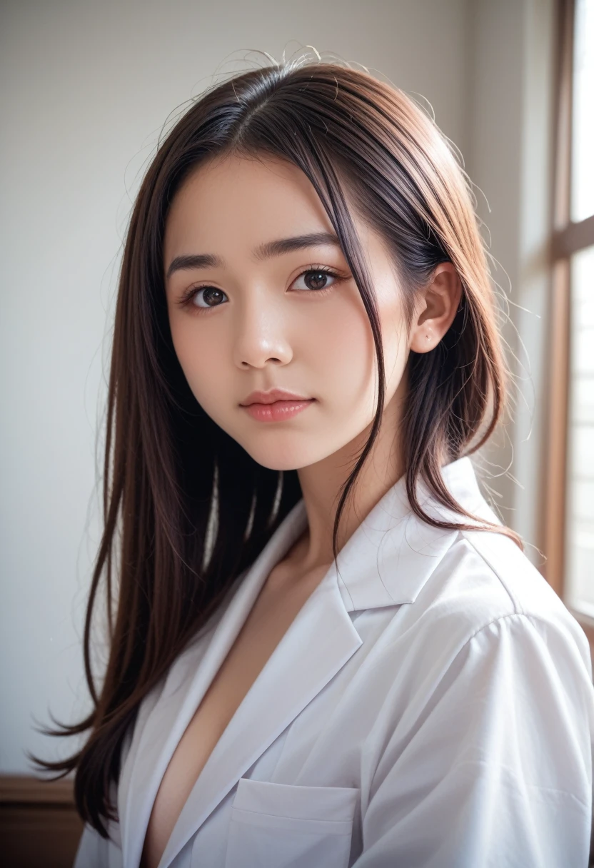 8k, raw photo, best quality, masterpiece, realistic, photo realistic, clear, professional lighting, beautiful face, best quality,ultra high res, realistic japanese beautiful, 1lady, 