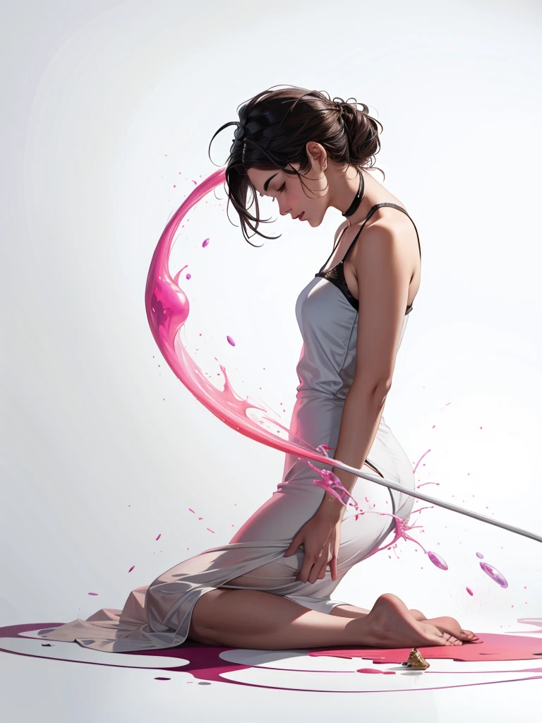 A world of art created by the breath of a woman