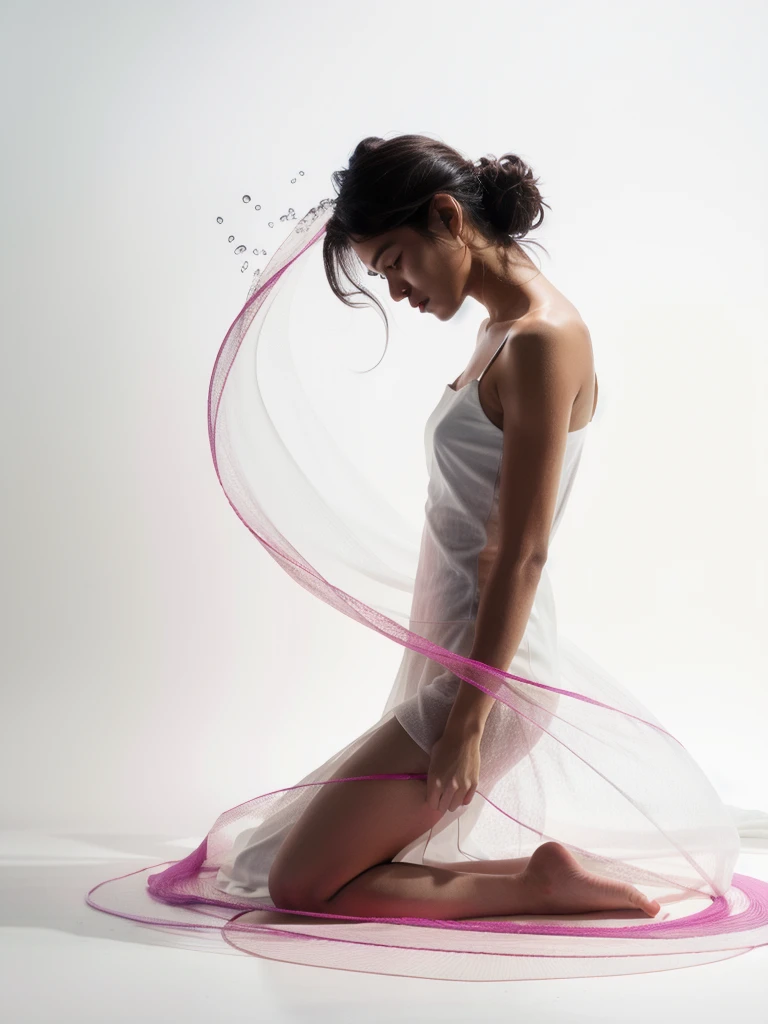 A world of art created by the breath of a woman