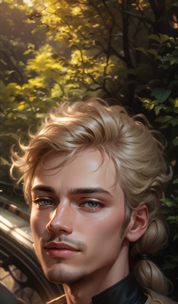 change background sci fi. make cute boy