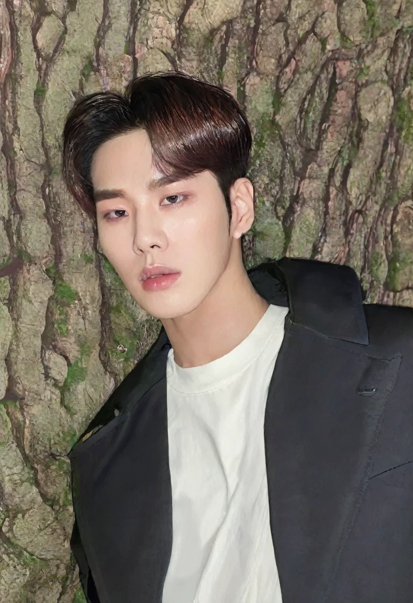 (( straight face picture )) ((best quality)), ((Masterpiece)), (details), Jackson Wang , Korean man