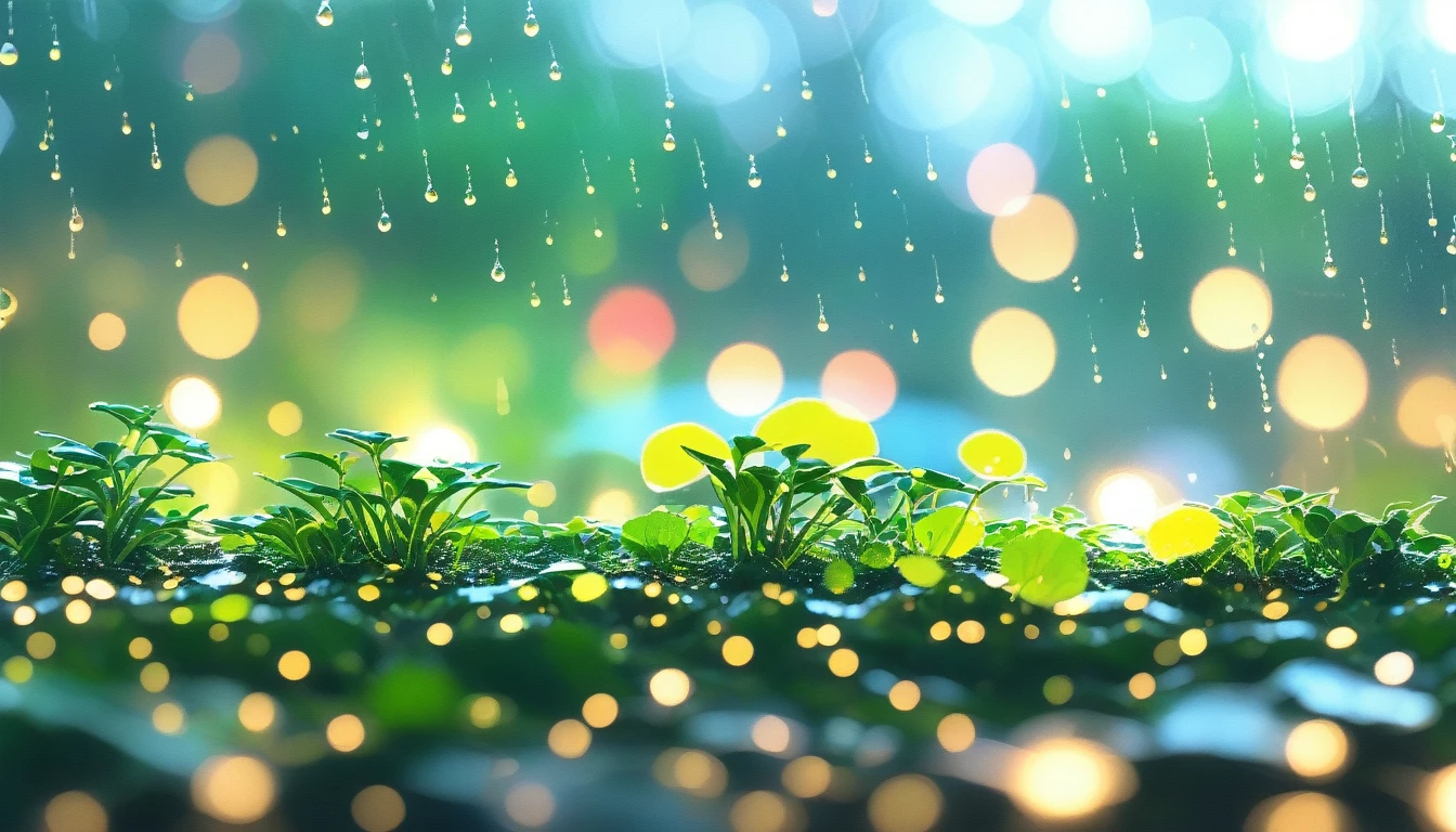 The whole glass window is covered with rain .The fog is so thick that you can’t see the actual scene.Bokeh background outside window.No window frames .Close-up of partial rain on glass.Don’t have a real image in the background.Just a rough bokeh effect.You can feel the raindrops flowing on the glass。Rain slides across the glass,Blurred the outside scene,Only the beauty of bokeh is left。This picture makes people feel peaceful、comfortable,It’s like being in a small world sheltered from the wind and rain。poetic picture