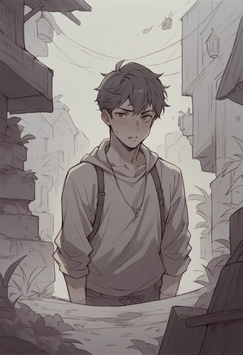 Boy undergoing feminization
