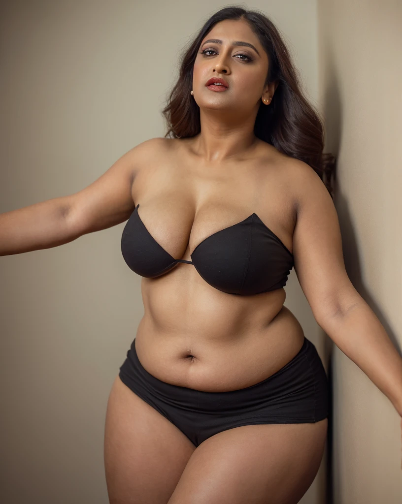 50yo mature MILF Anushka Shetty,((best quality)), ((masterpiece)), ((realistic)), eye kajal, mascara, red lips, sensual Beauty, mommy, full figured mommy, provoking body, extreme sweat, sweat soaked skin, slight stretch marks, alluring figure, bulging figure, thick charming lady, curvy, thick navel, full figured woman, eye kajal, massive breast, full body, styled hair, pierced eyes, female face,royal aura, trend on artstation , sharp focus, studio photo, intricate detail, very detailed, detailed eye, illustration, very detailed, sharp focus, digital render, professional, 4k