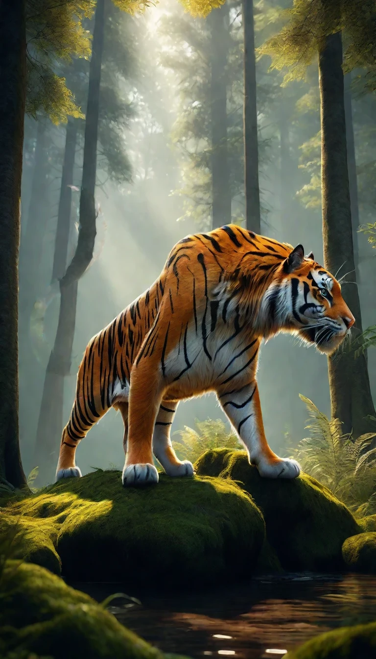 ushio(best quality,4K,8K,High level,masterpiece:1.2),Ultra Detailed,(lifelike,Photo real,Photo real:1.37),Highly detailed animals,Realistic lighting,Fantasy Creatures