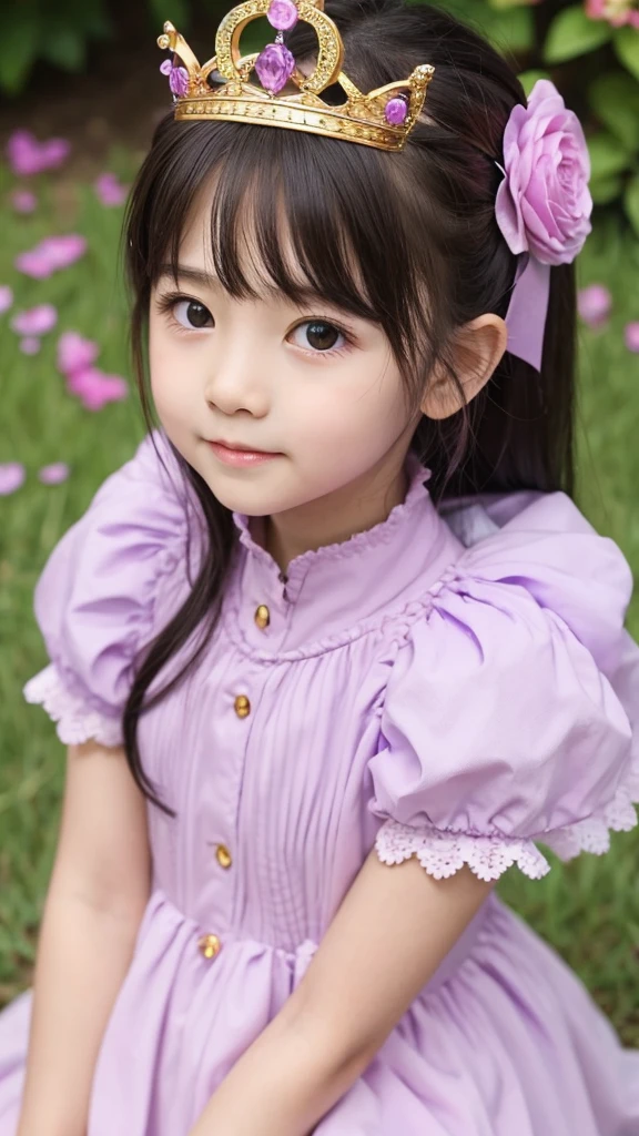 crown purple pink cute