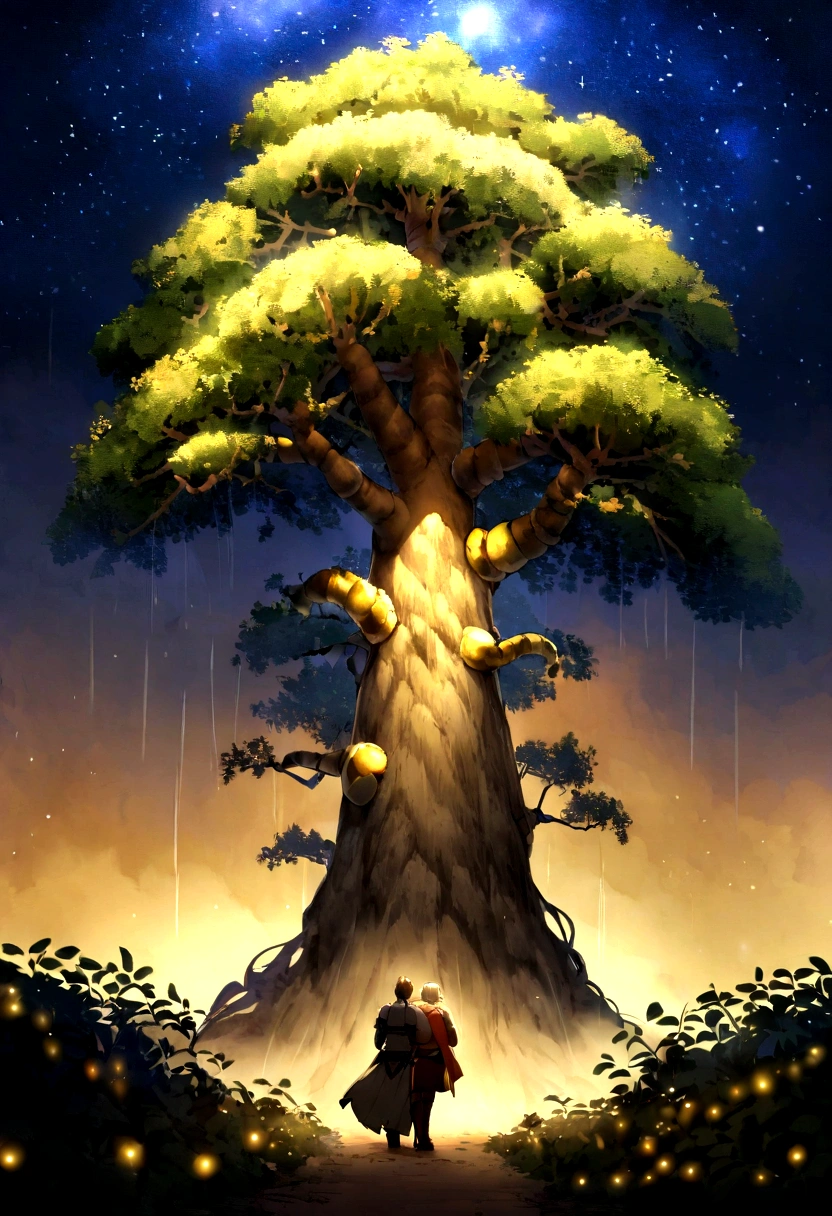Once upon a time, the beer boy was walking to the canteen to drink a lot of beer and he was listening to Mägo de Oz's beer. When he came out he saw the myrrh tree. It accompanied him on the starry night and they drank beer until dawn and the beer boy returned to the canteen and He drank more beer and went out to rain more beer on the myrrh tree one day the myrrh tree told him that he was his best friend and the beer just thanked him for accompanying me thank you tree and if the end came