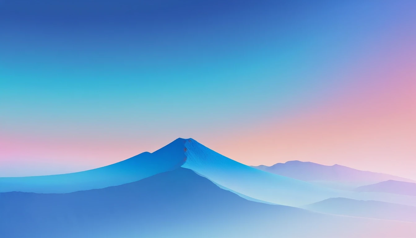 make me an aesthetic gradient color background with a combination of blue