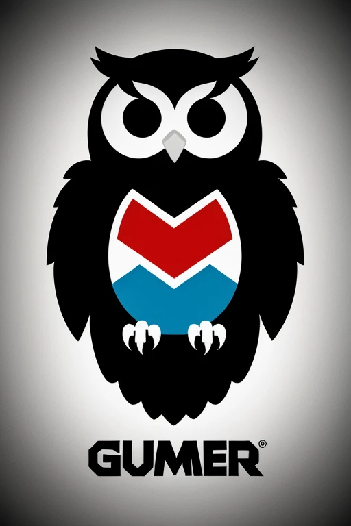 The logo of an owl with a gamer theme
