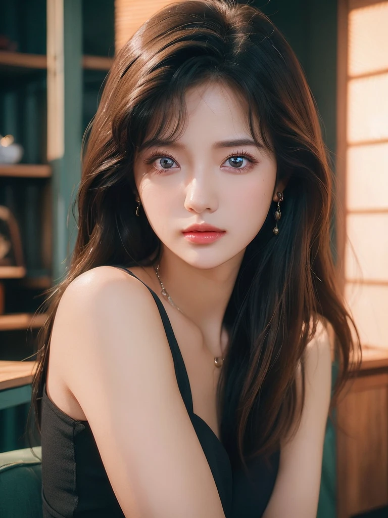 (photoRealstic:1.4),(hyper realisitic:1.4),(realisitic:1.3),(Smooth lighting:1.05),(Improved cinematic lighting:0.9),32K,1 girl,Realistic lighting,raytrace,(japanes:1.2),Detailed eyes, Double eyelid,16歳