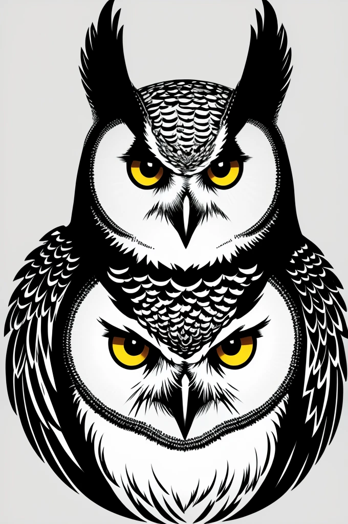 Logo of an imposing owl