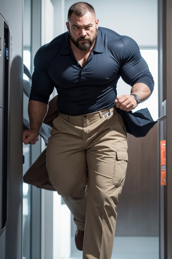 a strong man, smart, very quickly