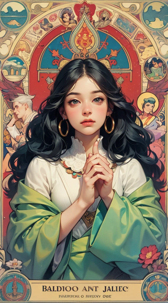 Artwork, Better Quality, woman, Tarot, Baldo, Court Jester, Symbolism, Visual art, Occultism, universal, Vision Casting, philosophy, Iconography, Numerology, Popularity, art, Alphonse Mucha