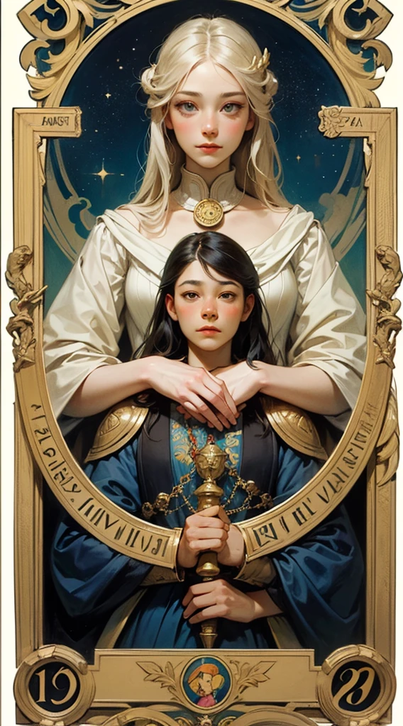 Artwork, Better Quality, woman, Tarot, Baldo, Court Jester, Symbolism, Visual art, Occultism, universal, Vision Casting, philosophy, Iconography, Numerology, Popularity, art, Alphonse Mucha