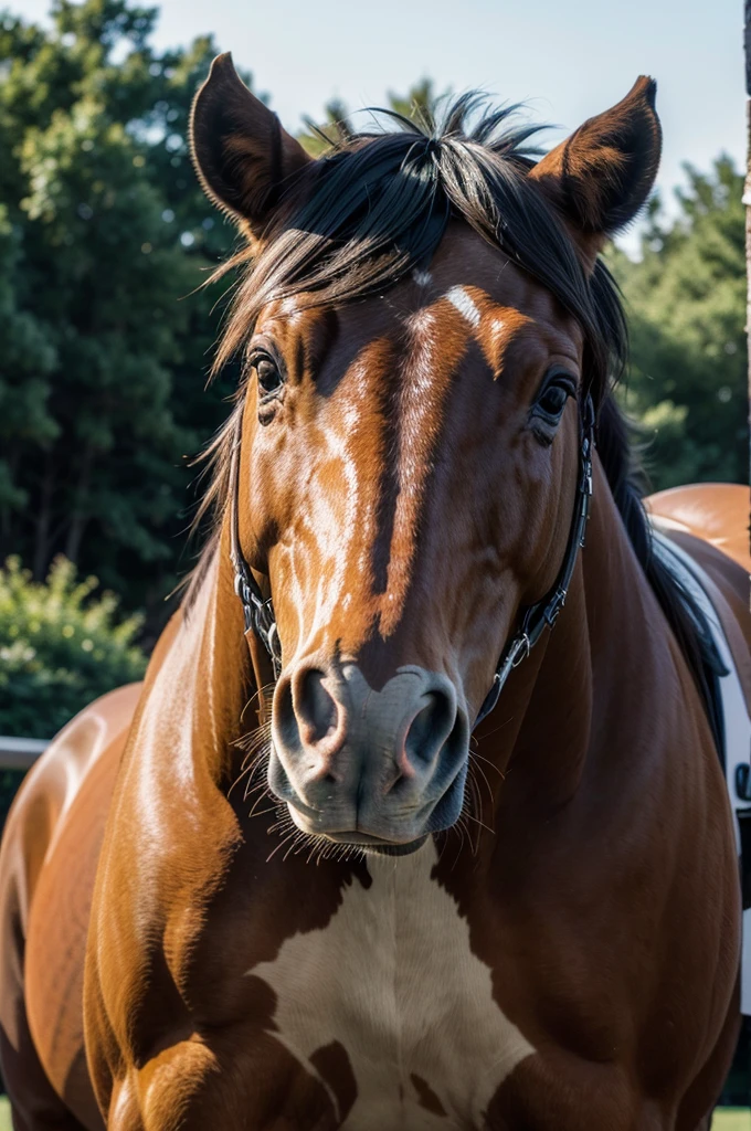 High resolution image of quarter horse 