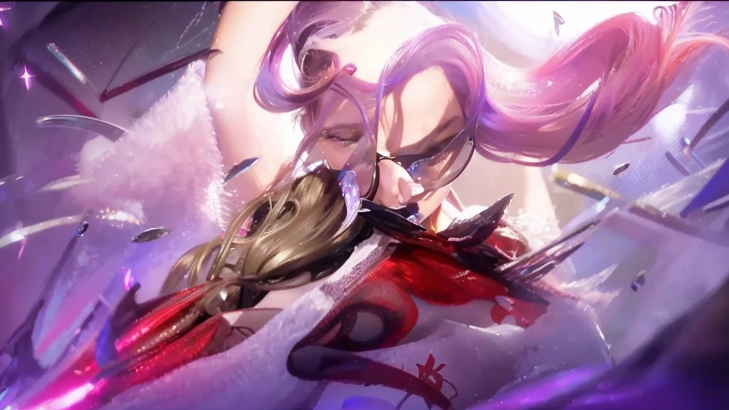 (masterpiece, best quality, ultra-detailed, 1girl, beautiful detailed eyes, beautiful detailed lips, extremely detailed eyes and face, glasses, 4k, higt quality.