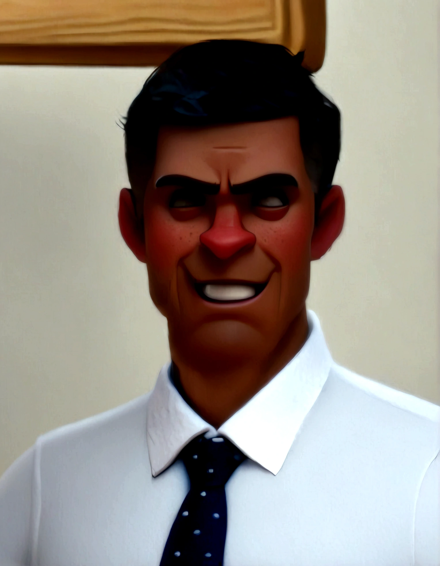 Cartoon character of a man and white shirt, animation character, stylized character, animation style rendering, 3d stylized, Arnold Maya rendering, Stylized 3D rendering, toon render screenshot, 3d character, 3d character, Stylized 3D rendering, 3D character rendering, cartoon character, Personagem de close up, character posing, (Pixar-style) (master part:1.2) (bokeh) (best qualityer) (skin detailed) (detailed texture) (8K) (Argilla) (cinematic lighting) (sharp focus