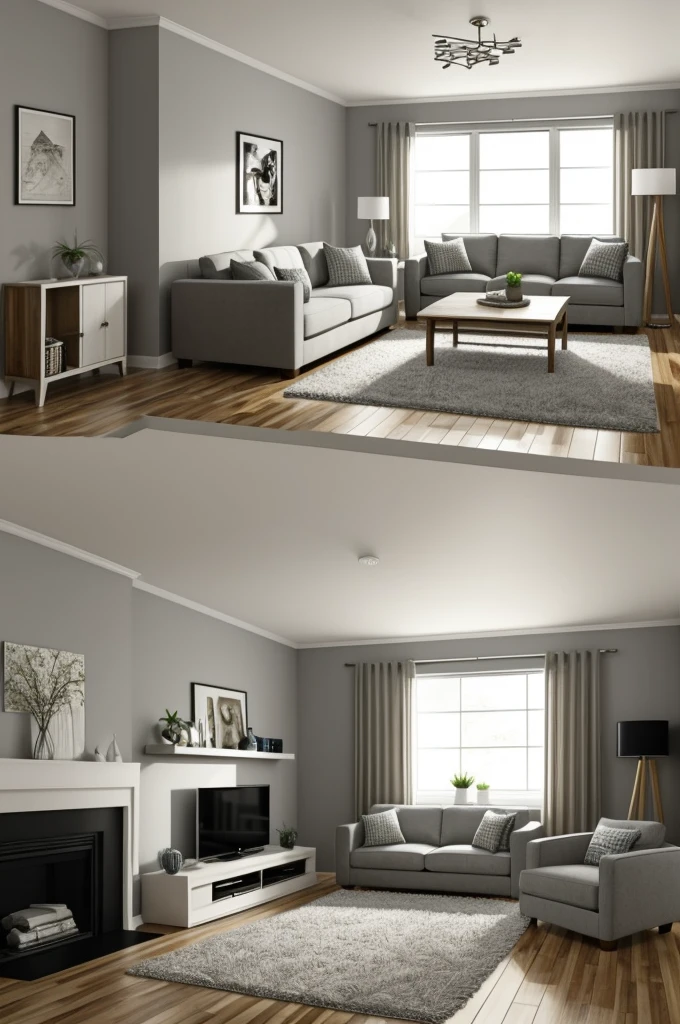 What would my living room look like if I painted it greige? 