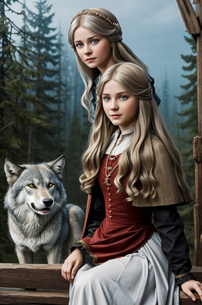 Vasilisa from the cartoon Ivan Tsarevich and the Gray Wolf