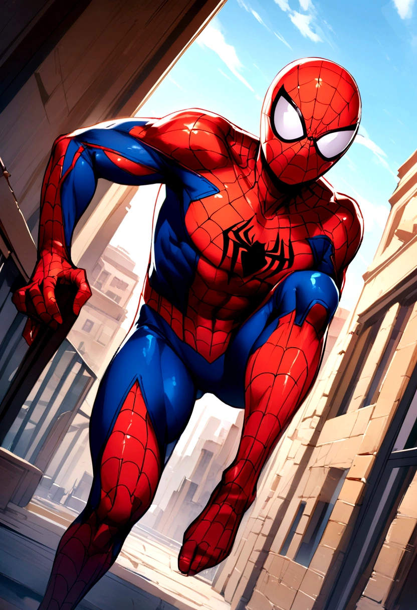 naked spiderman