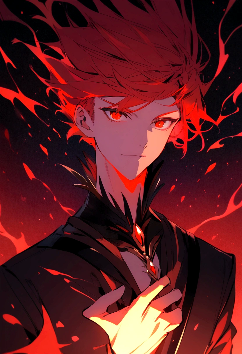 Boy with red hair